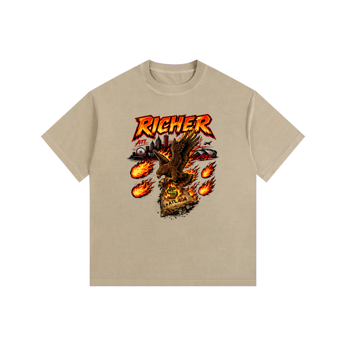 Vintage Washed Oversized Cotton T-Shirt
