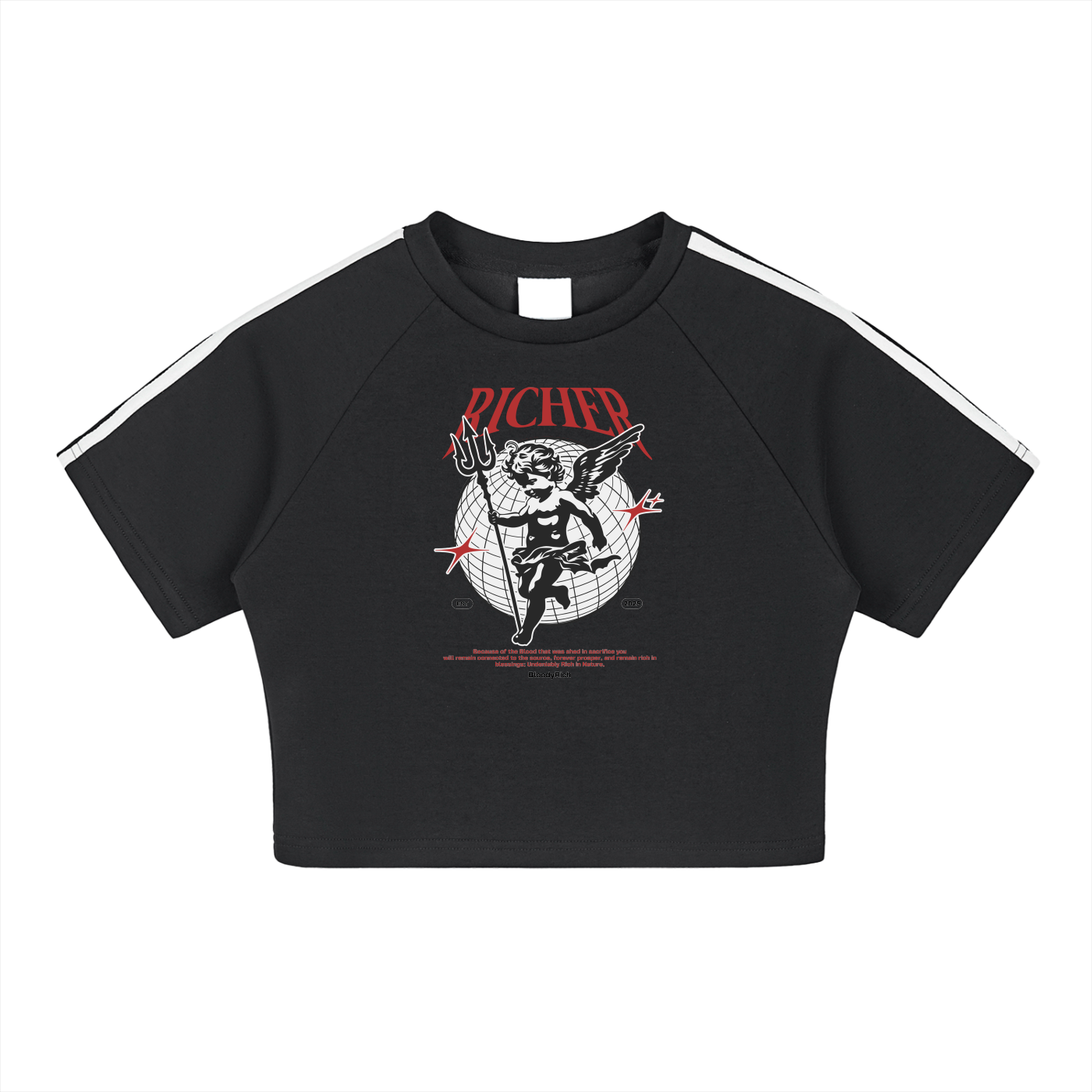 Taped Cooling Performance Crop Top
