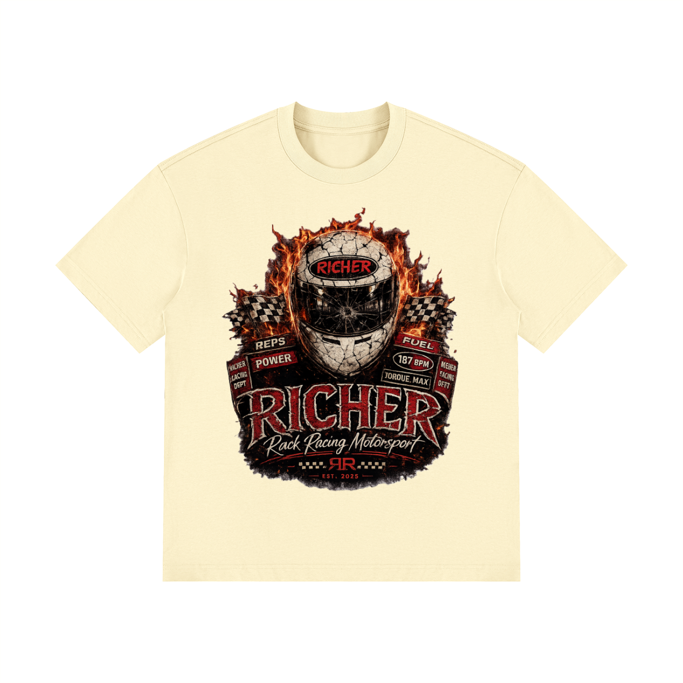 Unisex Drop Shoulder Cotton T-Shirt