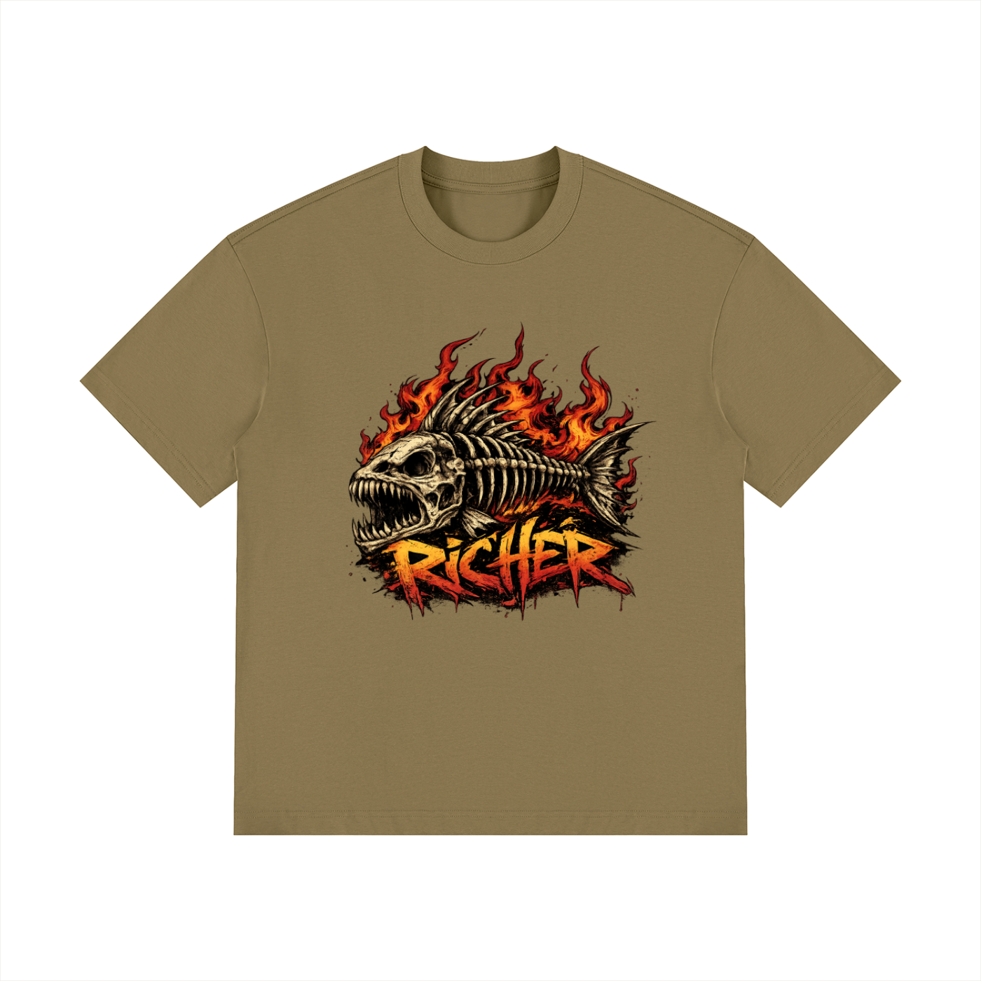 Unisex Drop Shoulder Cotton T-Shirt