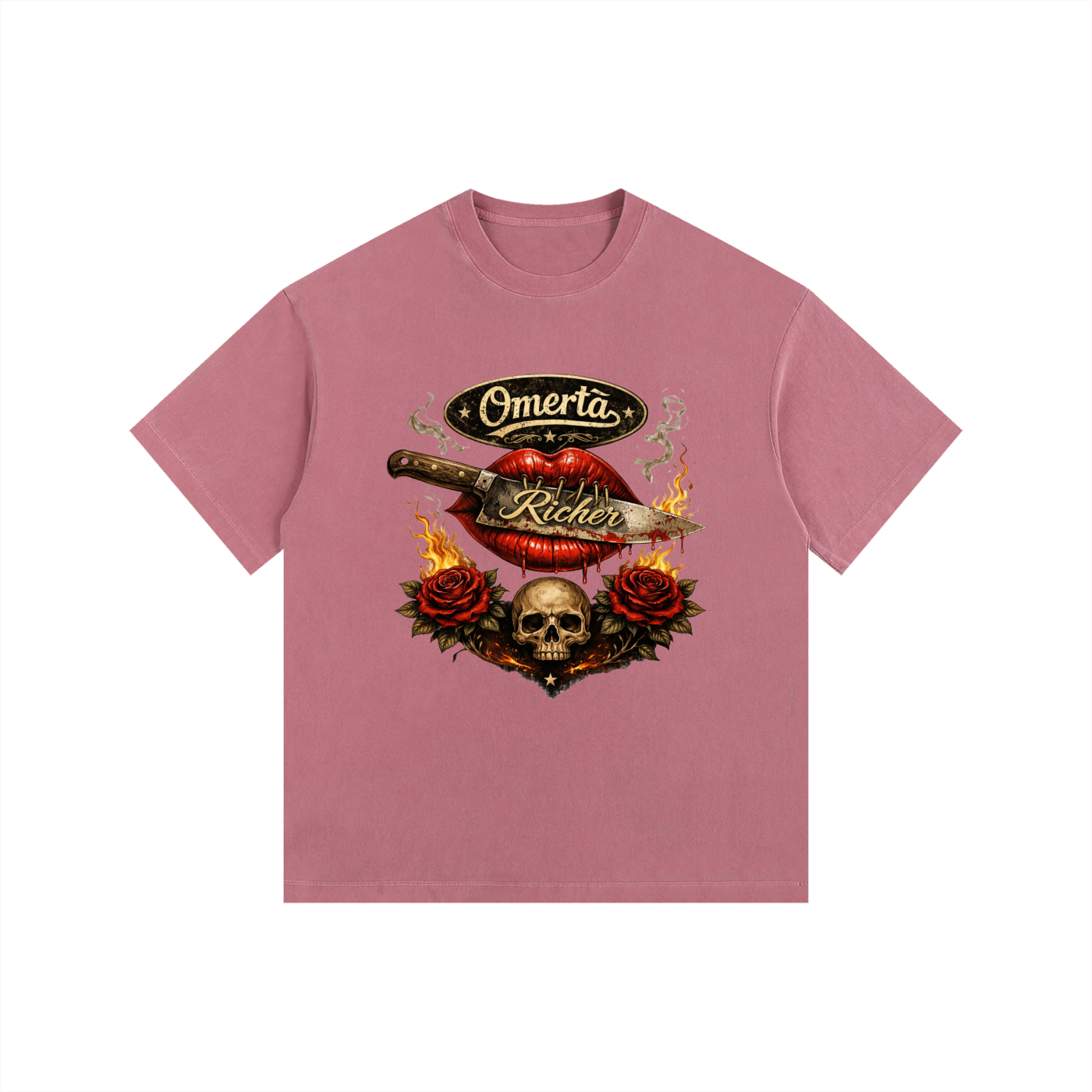 Vintage Washed Oversized Cotton T-Shirt