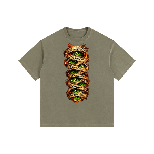 Vintage Washed Oversized Cotton T-Shirt