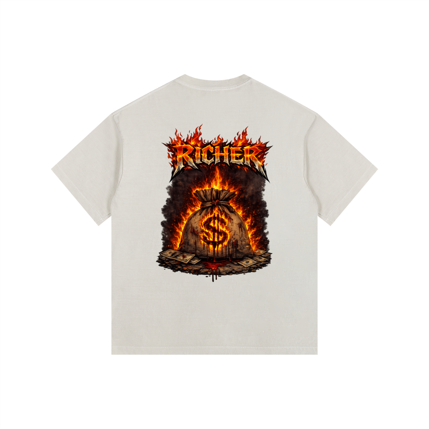 Vintage Washed Oversized Cotton T-Shirt