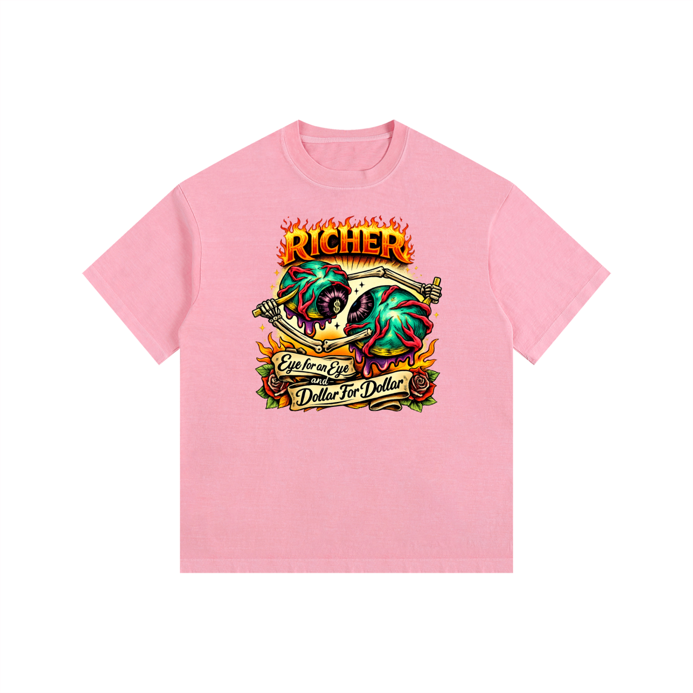 Vintage Washed Oversized Cotton T-Shirt