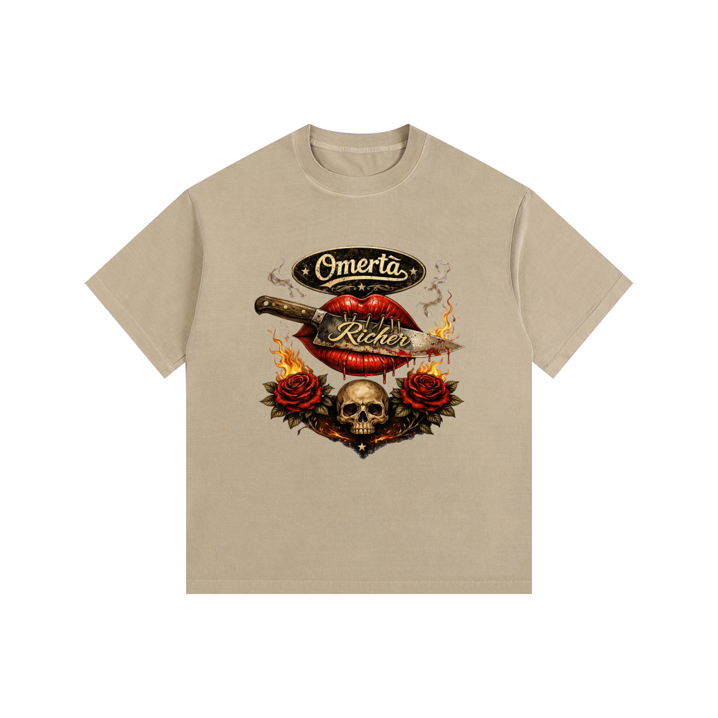 Vintage Washed Oversized Cotton T-Shirt