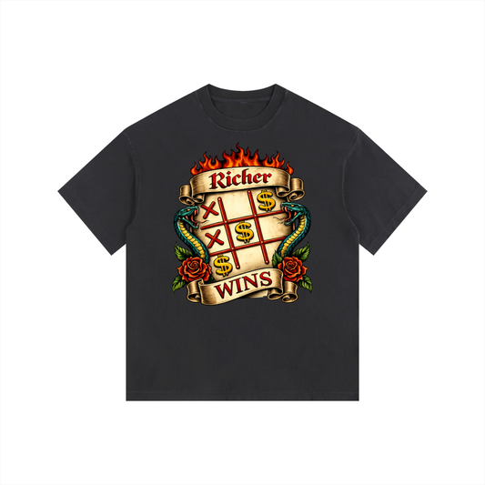 Vintage Washed Oversized Cotton T-Shirt