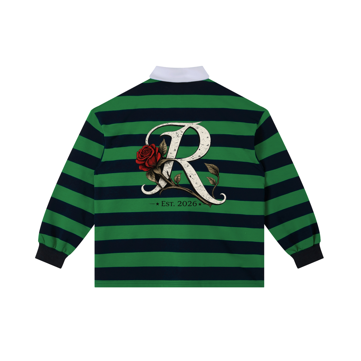 Color Block Stripe Polo Shirt