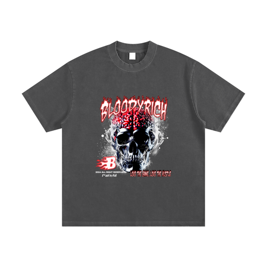 Paid in Full Washed Frayed T-Shirt