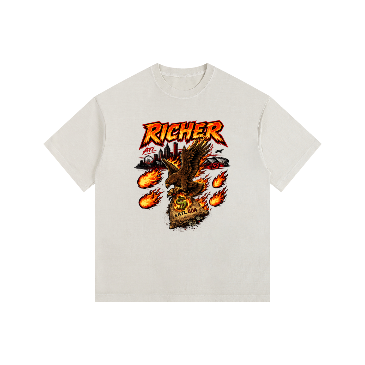 Vintage Washed Oversized Cotton T-Shirt