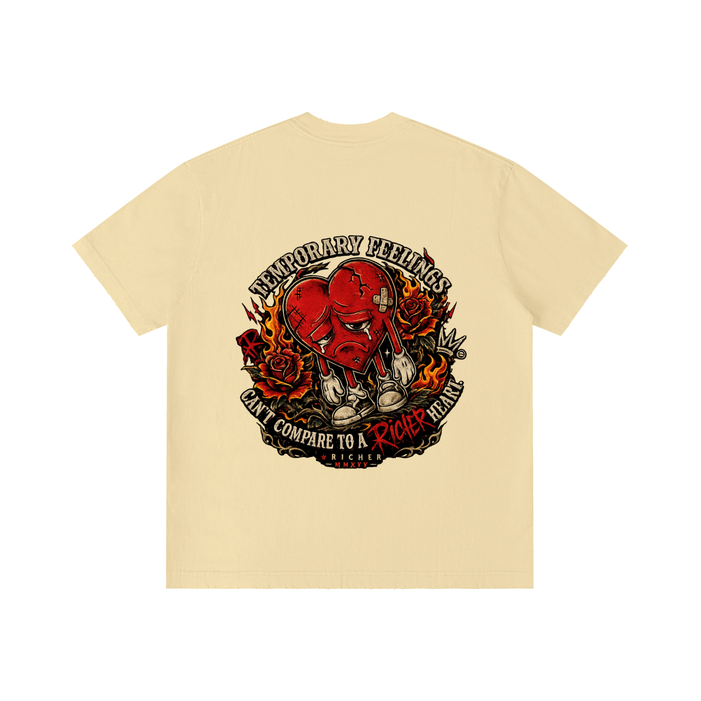 Unisex Vintage Wash Distressed T-Shirt