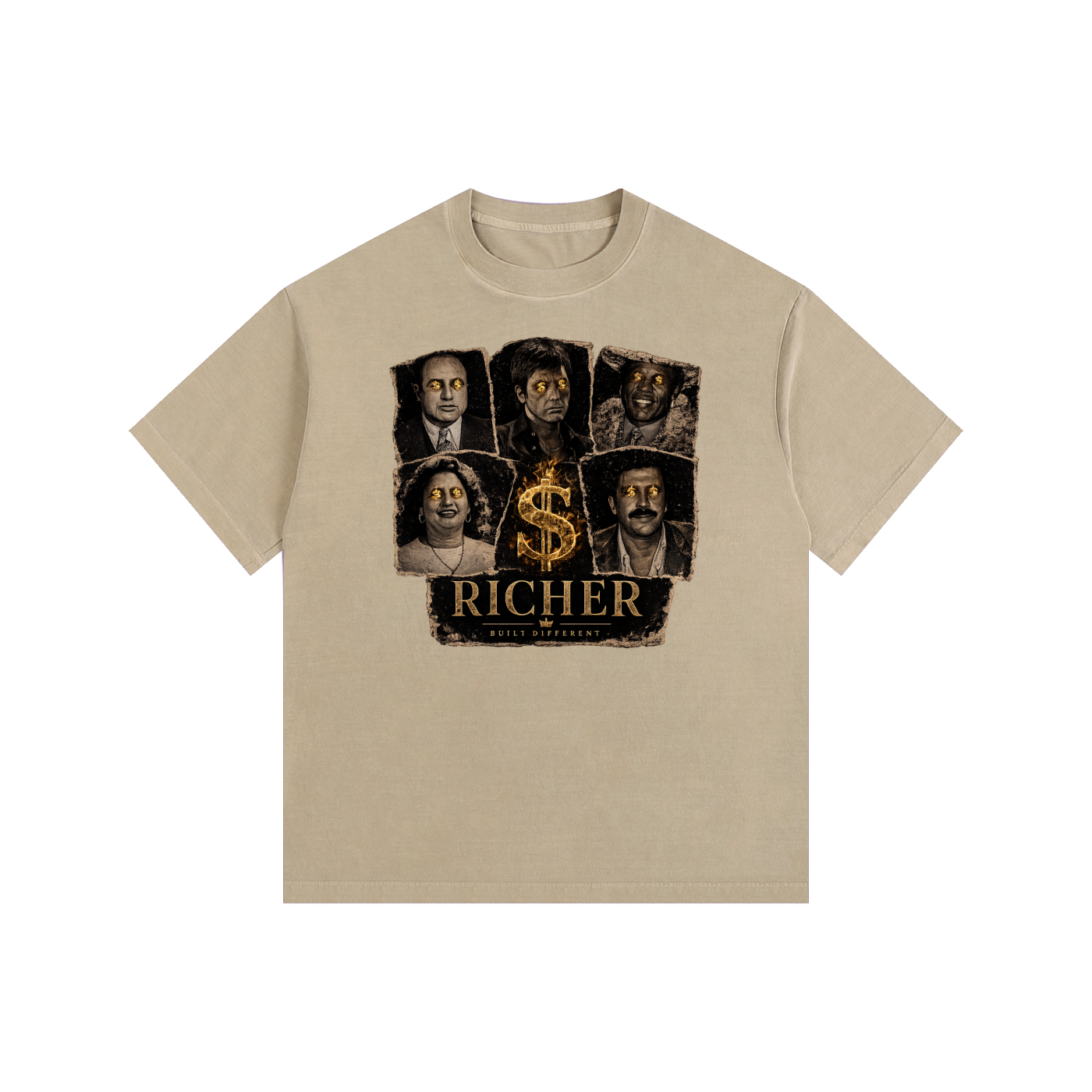 Vintage Washed Oversized Cotton T-Shirt