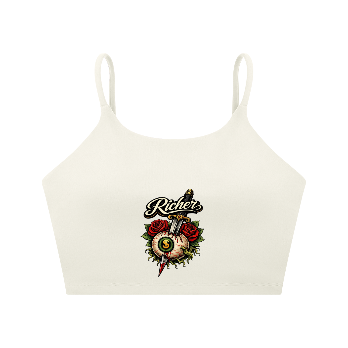 Spaghetti Strap Yoga Sports Bra