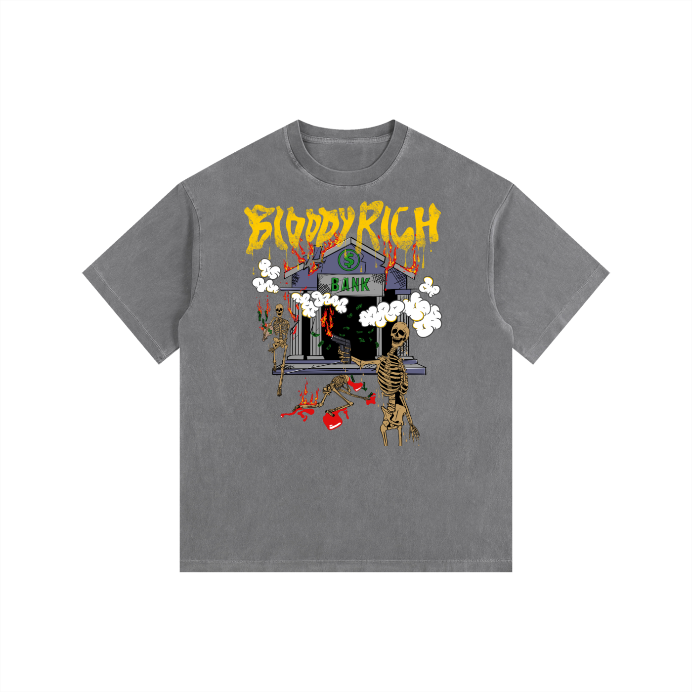Vintage Washed Oversized Cotton T-Shirt