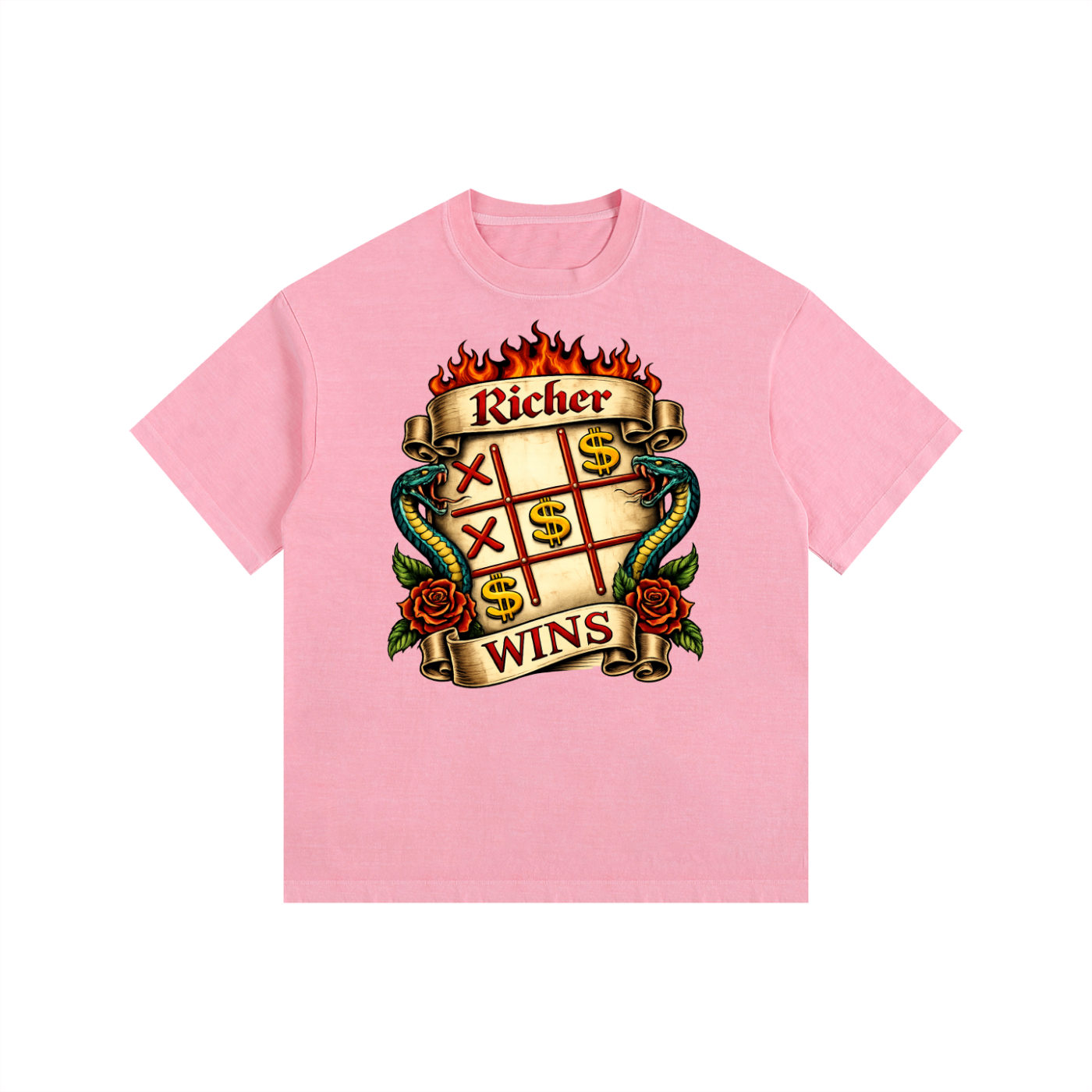 Vintage Washed Oversized Cotton T-Shirt