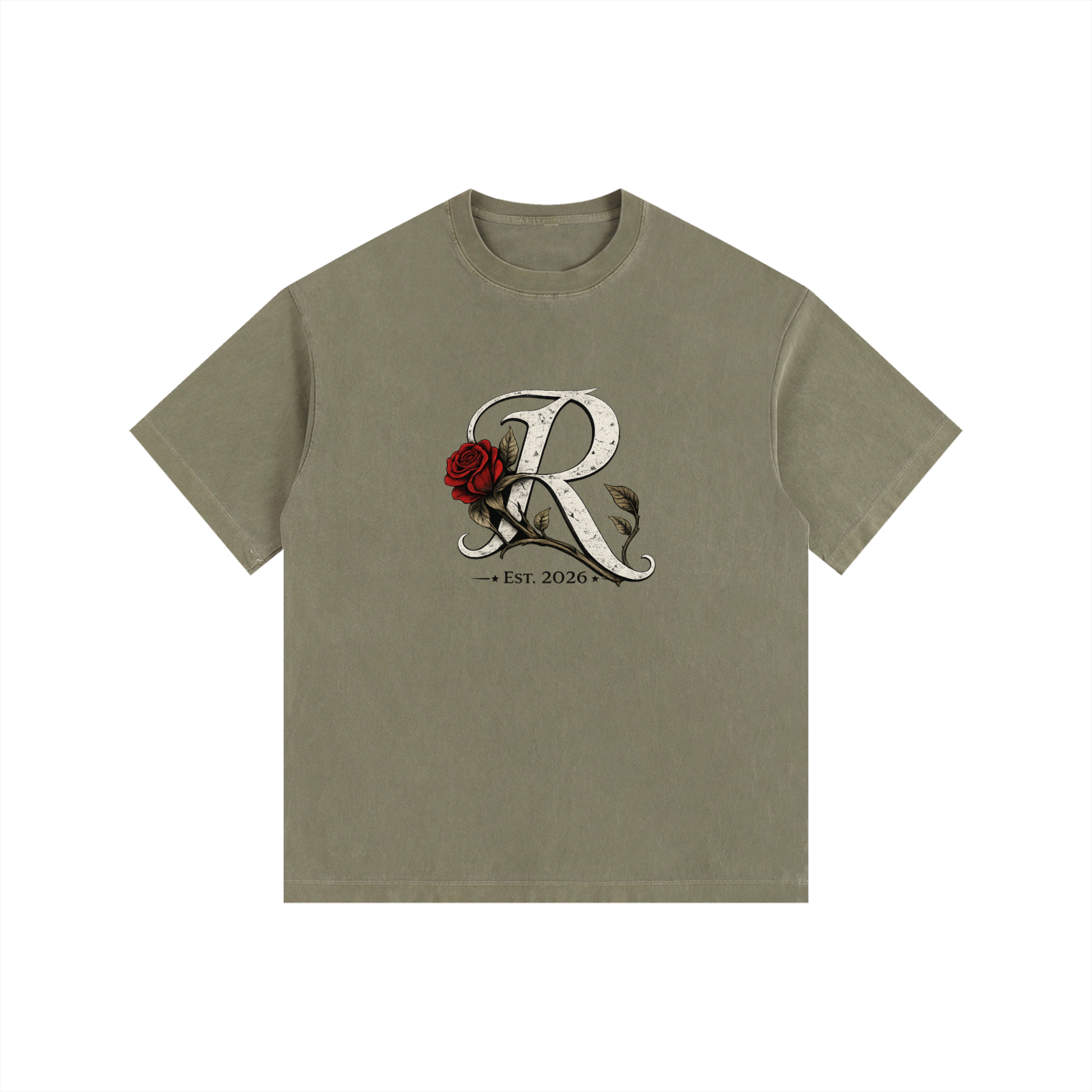 Vintage Washed Oversized Cotton T-Shirt