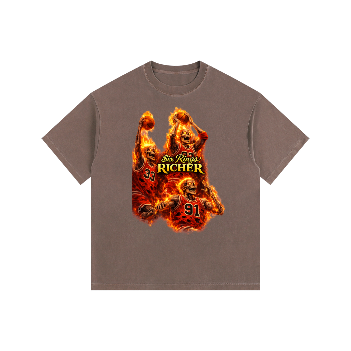Vintage Washed Oversized Cotton T-Shirt