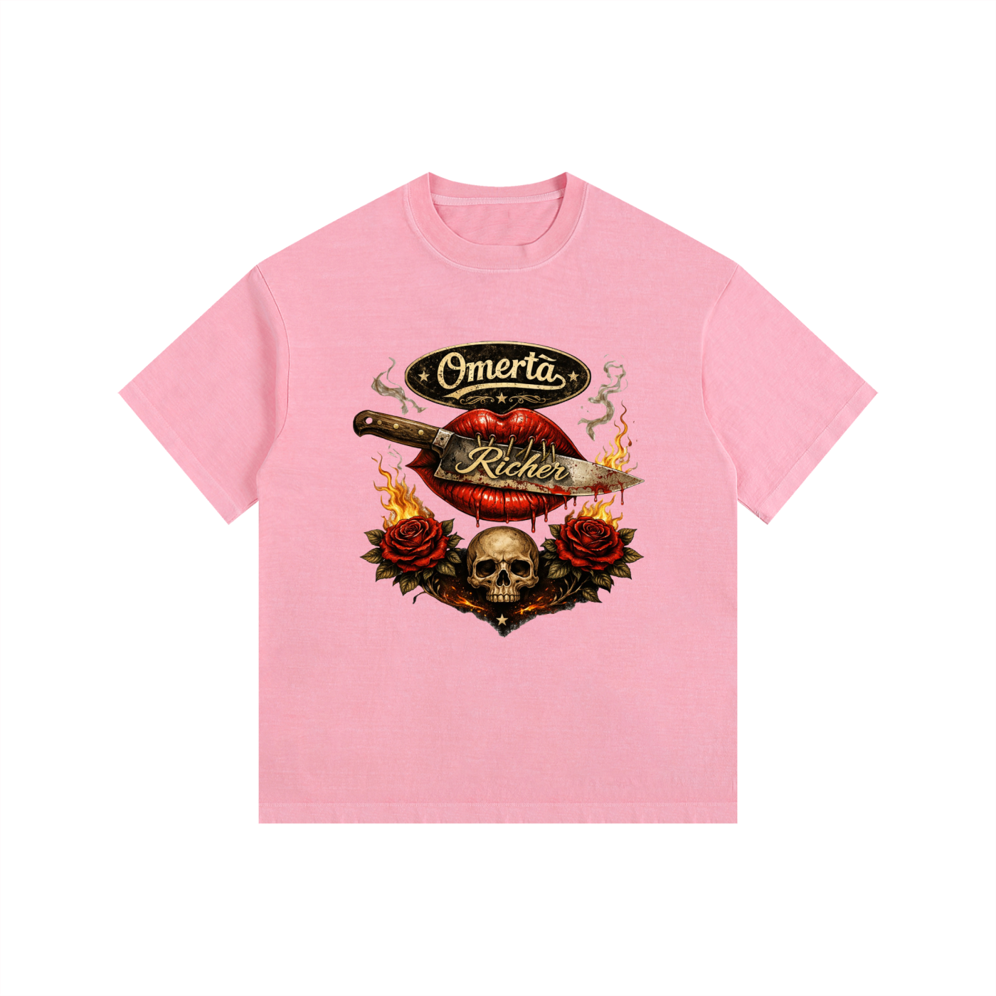Vintage Washed Oversized Cotton T-Shirt