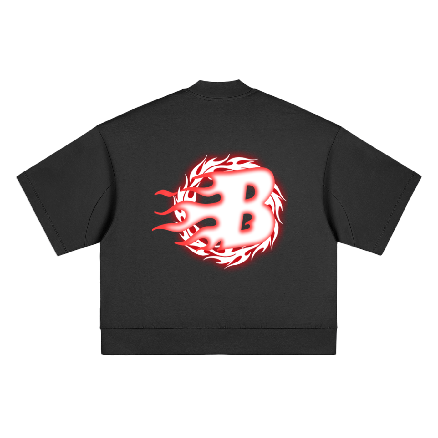 Paid In Full Heavyweight Oversized Mock Neck T-shirt
