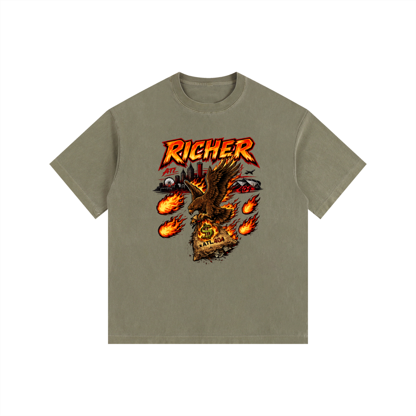 Vintage Washed Oversized Cotton T-Shirt