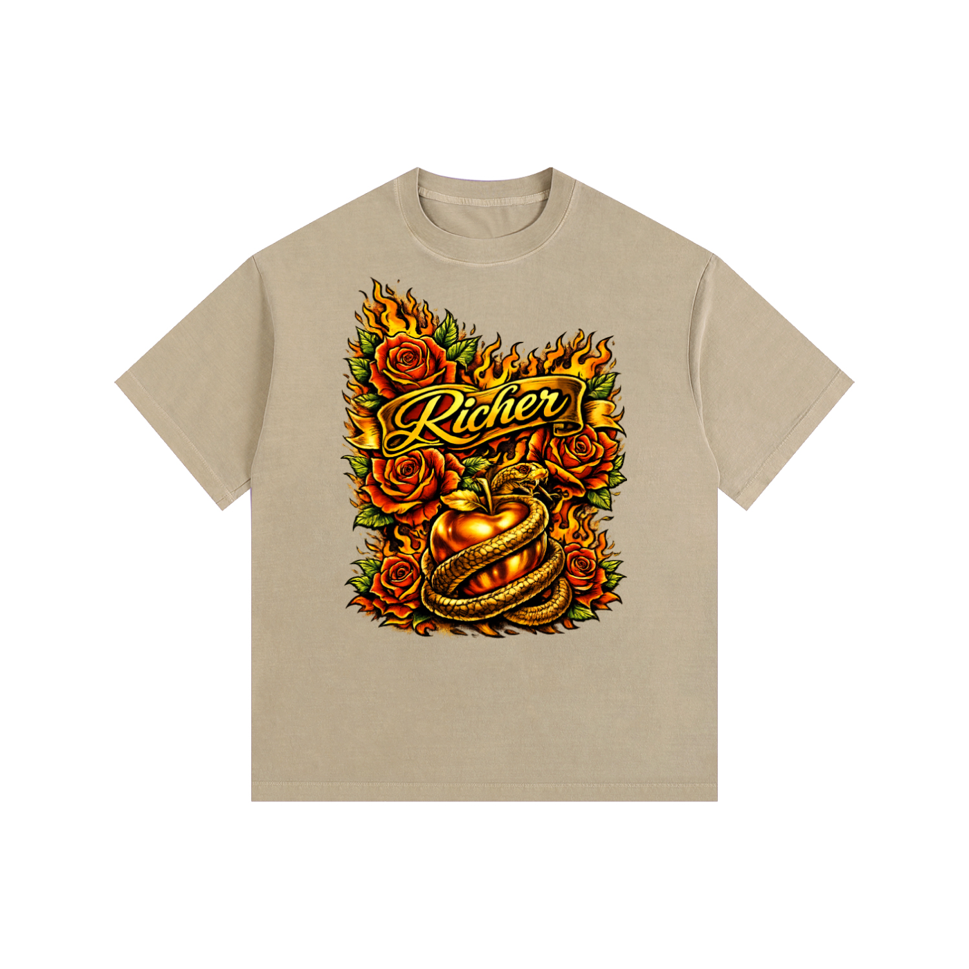Vintage Washed Oversized Cotton T-Shirt